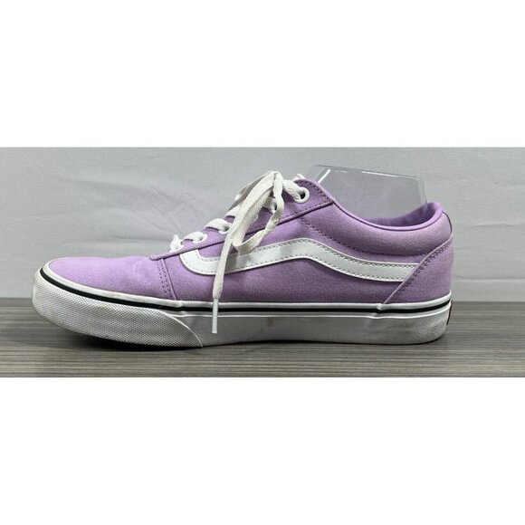 Vans Old Skool Sneakers Women's 10 Mens 8.5 Solid Purple Canvas Low Top 751505 - Picture 6 of 11